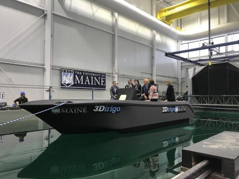 UMaine launches world’s largest 3D printed boat | Maine ...